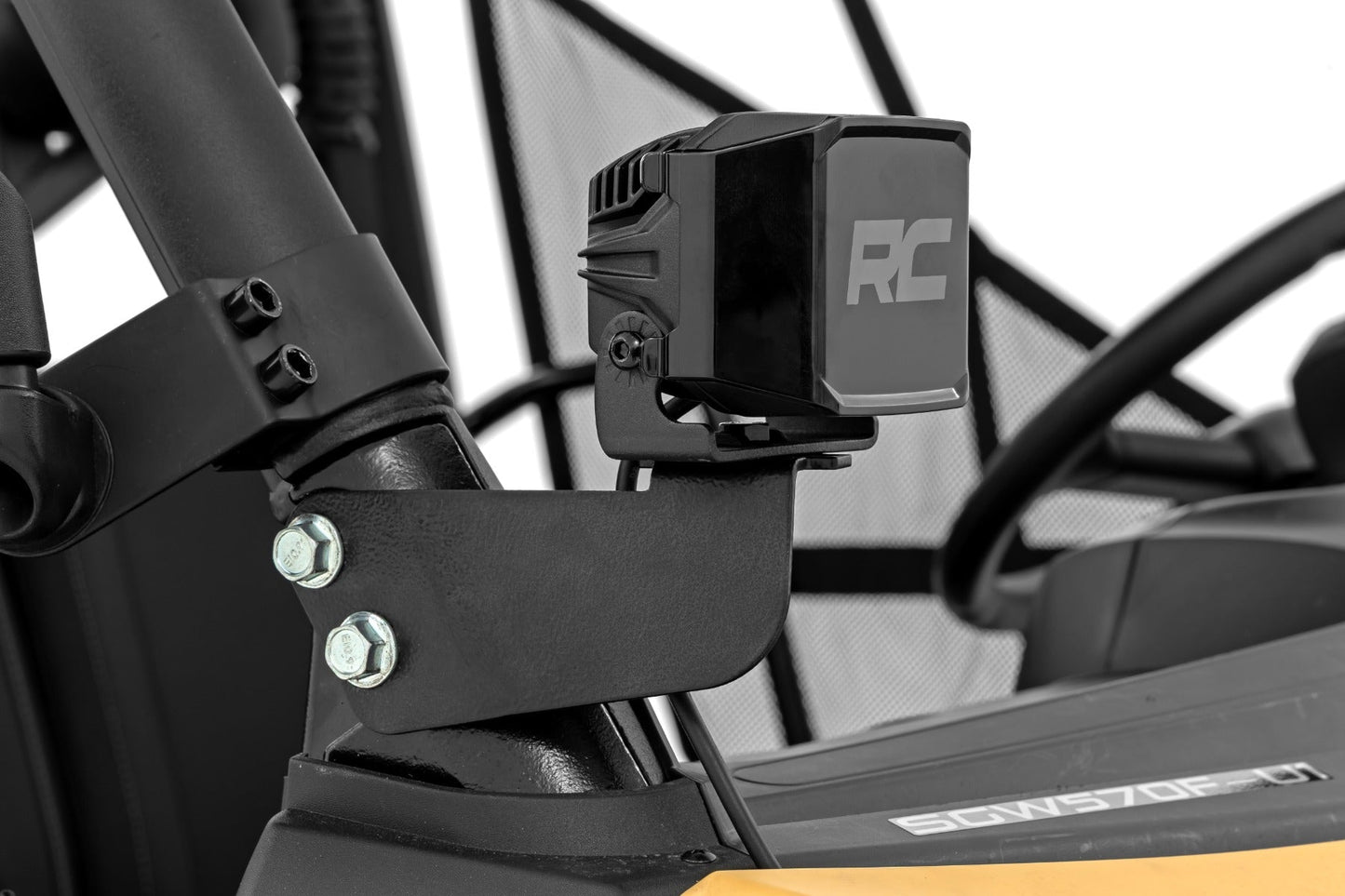 Rough Country 93217 LED Light Kit | Front Mount | 2" Black Pair | Segway 570 F
