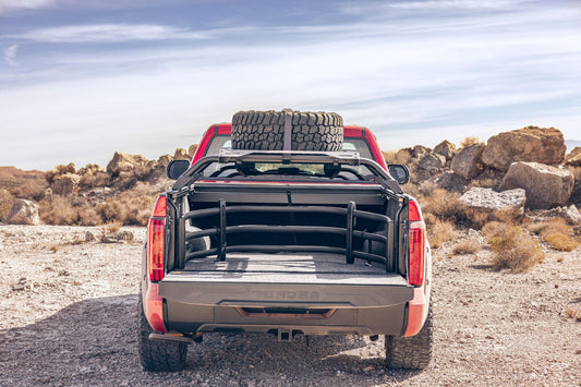 AMP Research 75329-01A AMP Research Bedstep Flip Down Bumper Step 22-24 Toyota Tundra - Gas Models