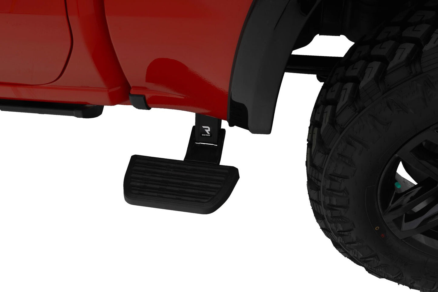 AMP Research 75415-01A Bedstep®2 Flip Down Side Bumper Step 19-26 Silv/Sra 1500, 22 LTD/Lmtd, Short Bed