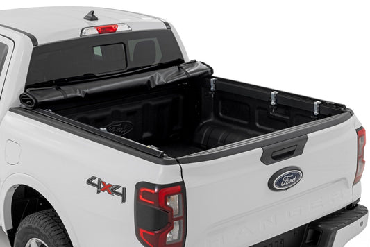 Rough Country 42219550 Soft Roll Up Bed Cover | 5' Bed | Ford Ranger 2WD/4WD (2024-2026)