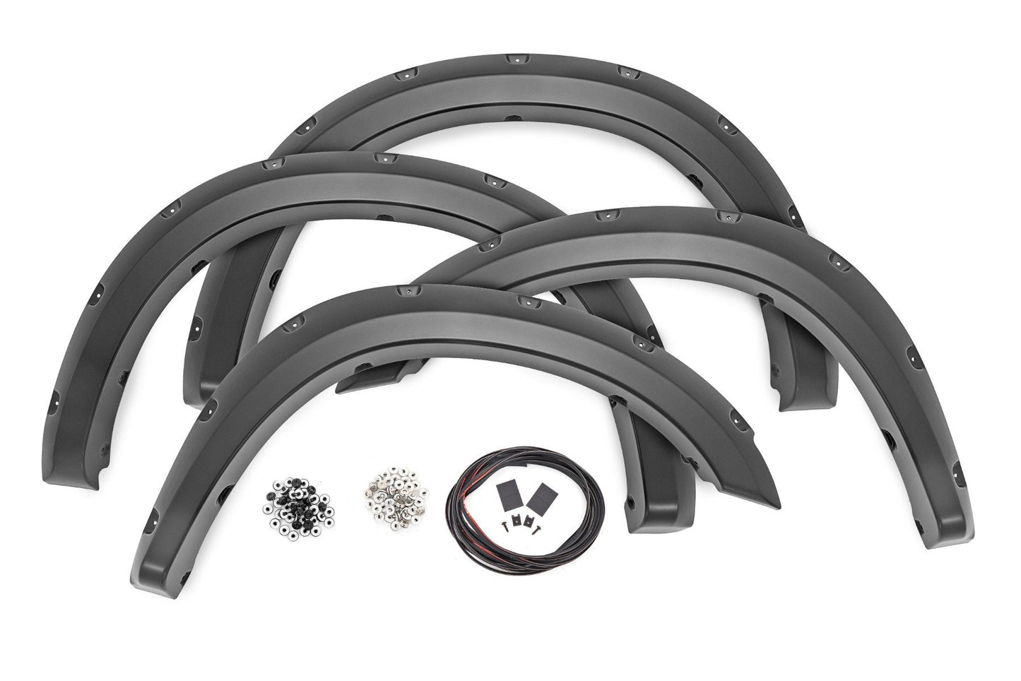 Rough Country F-D21011A-PW7 Pocket Fender Flares | PW7 Bright White | Ram 2500/3500 2WD/4WD (2011-2018)