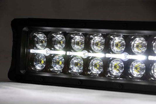 Rough Country 72940BD 40 Inch Black Series LED Light Bar | Curved | Dual Row | Cool White DRL