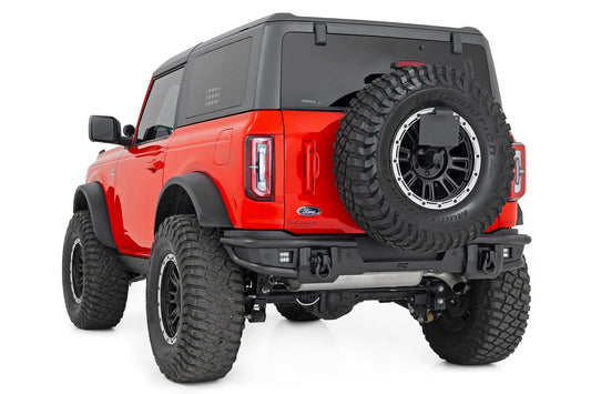 Rough Country 51210 Rear Bumper | Tubular | Ford Bronco 4WD (2021-2025)