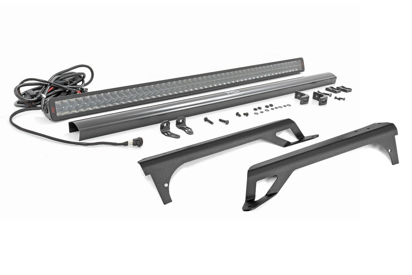 Rough Country 80503 LED Light Kit | Windshield Mount | 50" Spectrum Dual Row | Jeep Wrangler TJ (97-06)