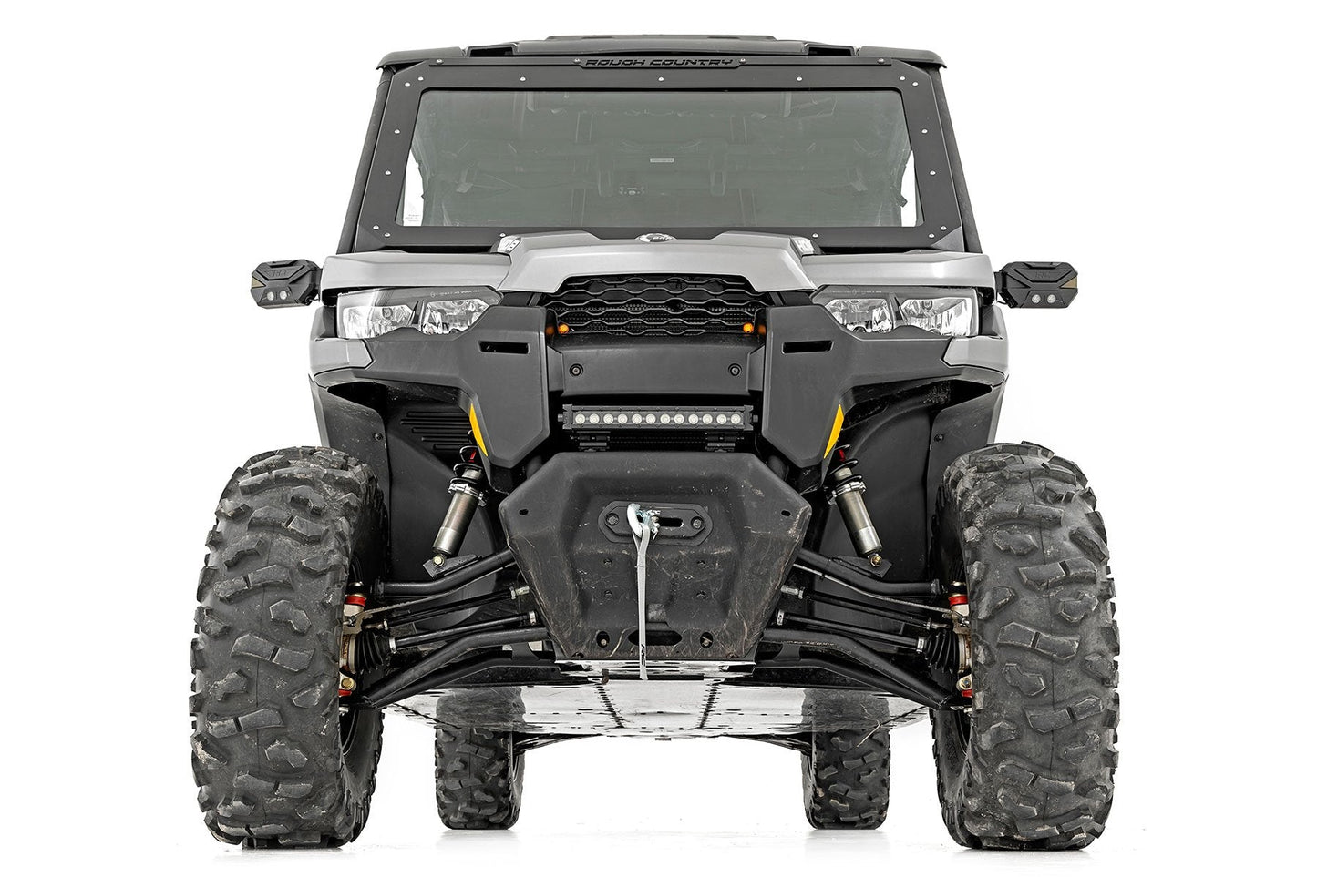 Rough Country 301003 M1 Front Coil Over Shocks | Ride Height Adjust | Can-Am Defender HD 5/HD 8/HD 9