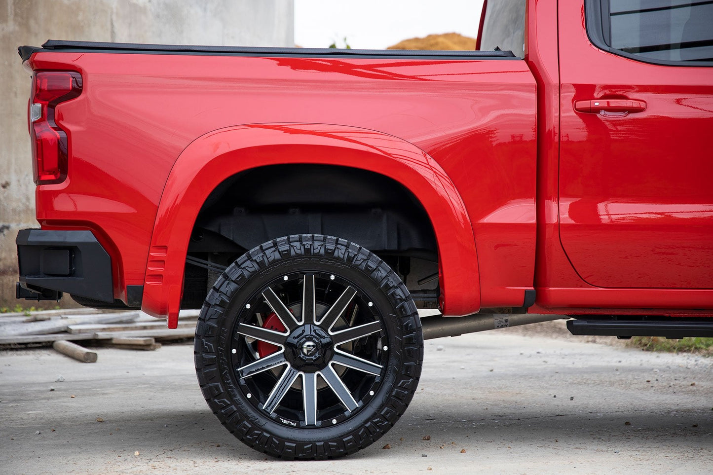 Rough Country F-C319201A-GA0 Fender Flares | SF1 | GA0 Northsky Blue | Chevy Silverado 1500 2WD/4WD (2019-2026 & Refresh)