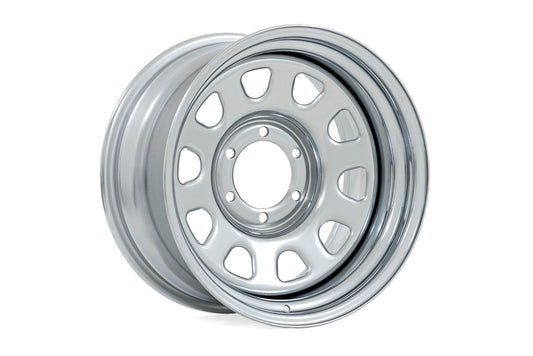 Rough Country RC52-6866C Steel Wheel | Chrome | 16x8 | 5x4.5 | 3.30 Bore | -6