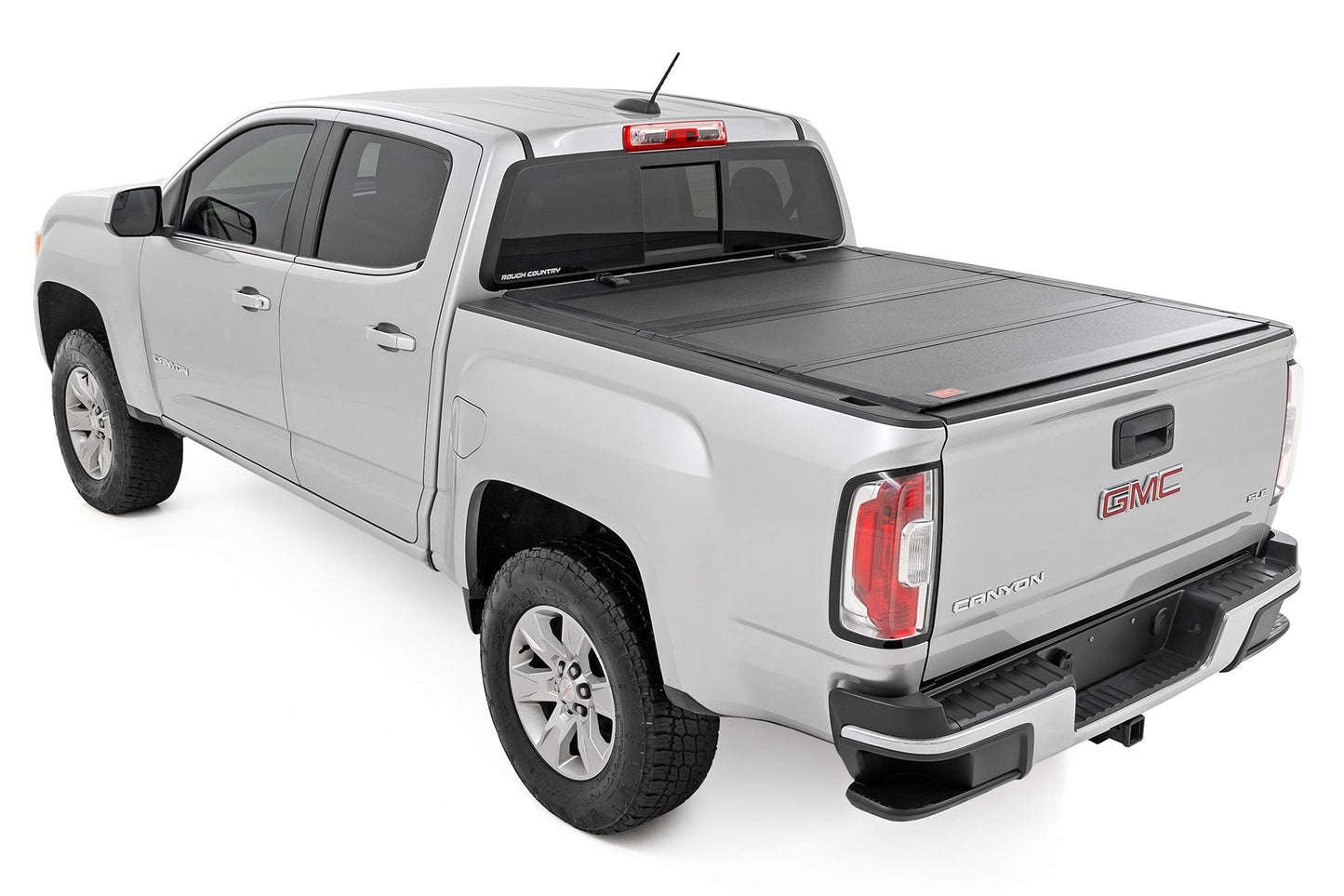 Rough Country 49120600 Hard Tri-Fold Flip Up Bed Cover | 6' Bed | Chevy/GMC Canyon/Colorado (15-26)