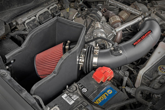 Rough Country 10490PF Rough Country 6.7L Cold Air Intake | w//Prefilter | Ford F-250/F-350 Super Duty (17-19)