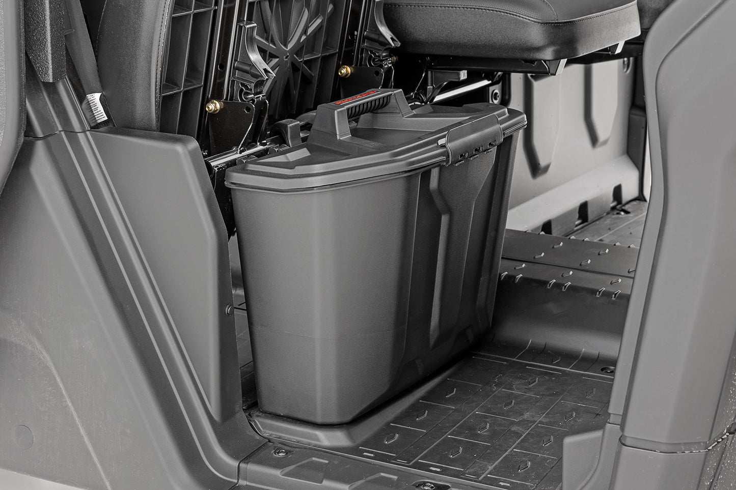 Rough Country 97061 Under Seat Storage Box | Passenger Seat | Can-Am Defender HD 5/HD 8/HD 9/HD 10