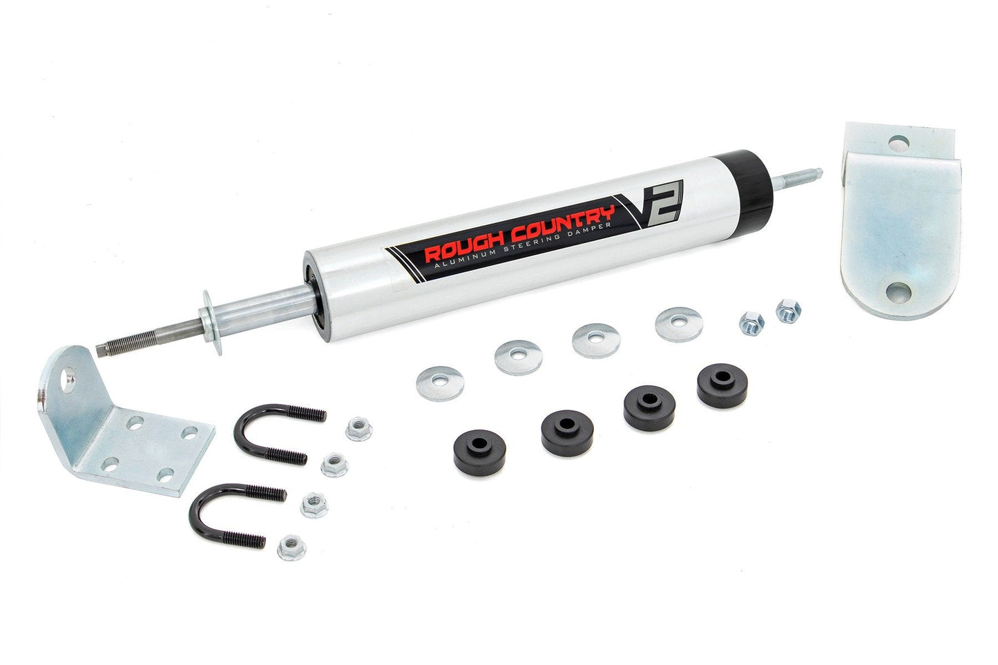 Rough Country 8738770 V2 Steering Stabilizer | Dodge 2500/Ram 3500 2WD (1994-2002)