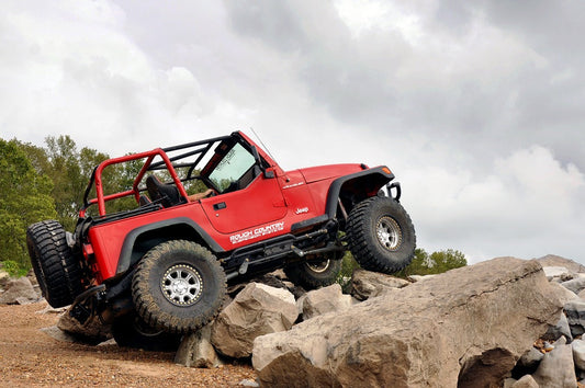 Rough Country 66340 4 Inch Lift Kit | Long Arm | M1 | Jeep Wrangler TJ 4WD (1997-2006)