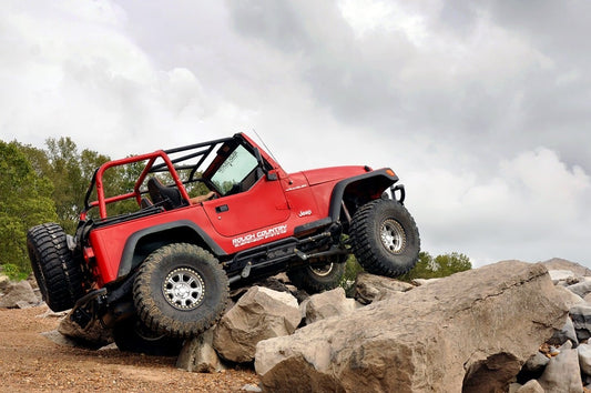 Rough Country 66370 4 Inch Lift Kit | Long Arm | V2 | Jeep Wrangler TJ 4WD (1997-2006)