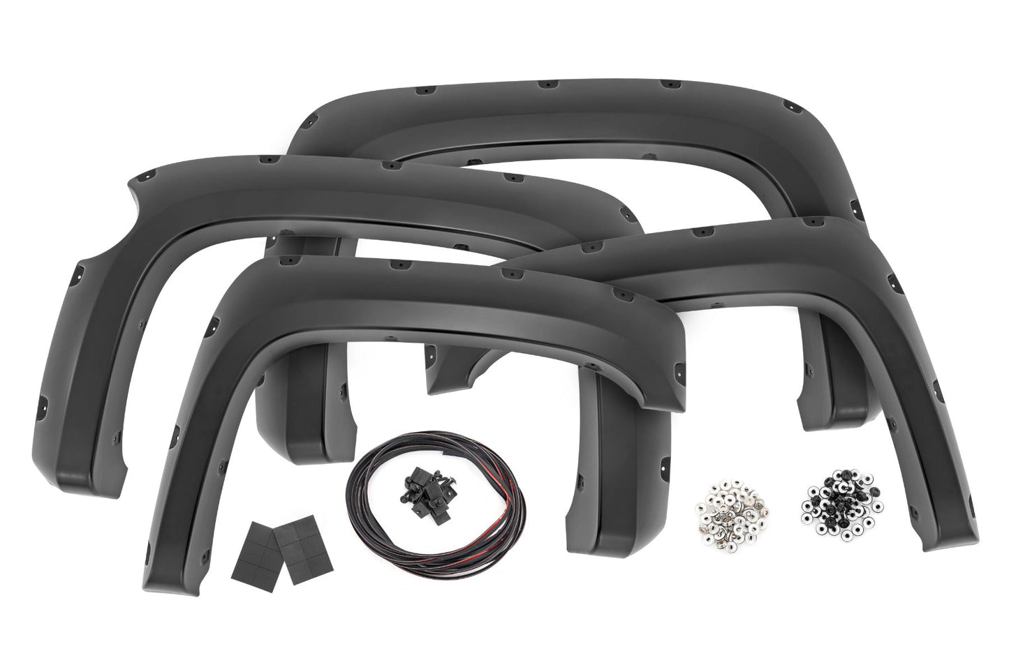 Rough Country F-C11612A-836 Pocket Fender Flares | 5'9" Bed | 836 Blue Granite | Chevy Silverado 1500 (07-13)