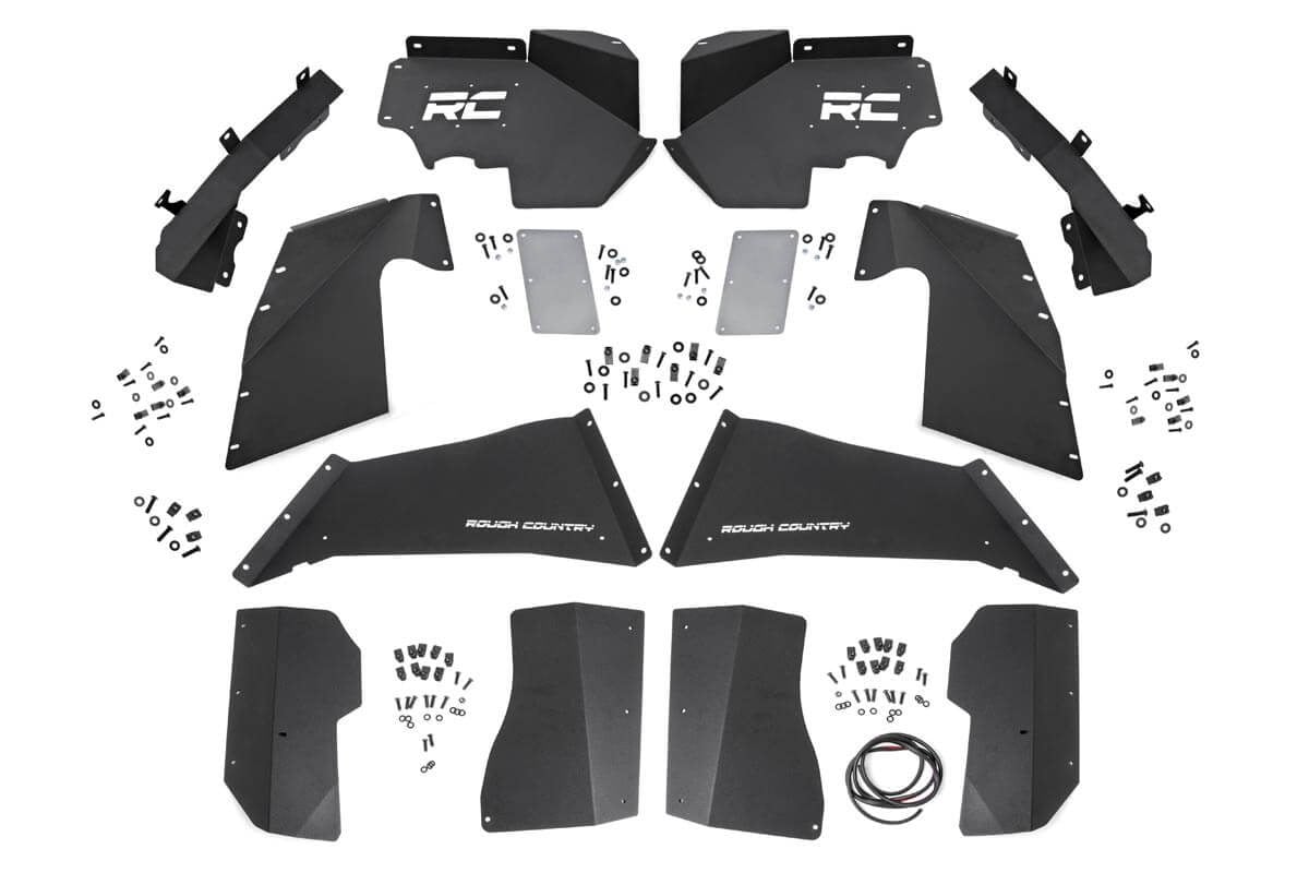 Rough Country 10511V Inner Fenders | FR & RR | Vertex | Jeep Wrangler JK/Wrangler Unlimited (07-18)
