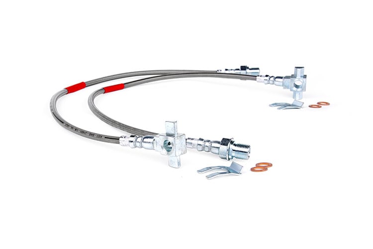 Rough Country 89340S Brake Lines | Front | 4-6 Inch | Chevy/GMC C10/K10 Truck & SUV/K5 Blazer (71-78)