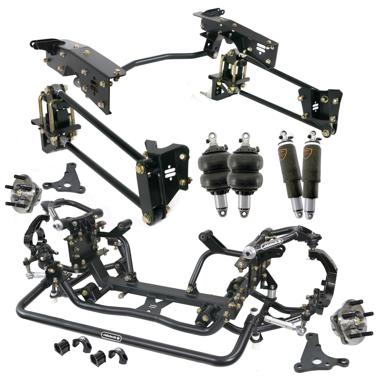 Ridetech 12320296 HQ Air Suspension System with hub spindles for 1965-1972 F-100.