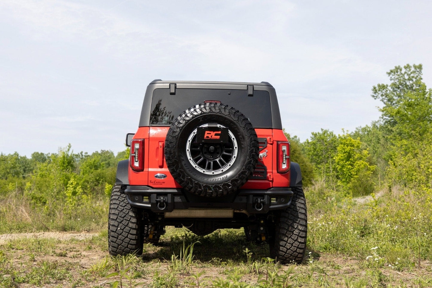 Rough Country 51210 Rear Bumper | Tubular | Ford Bronco 4WD (2021-2025)