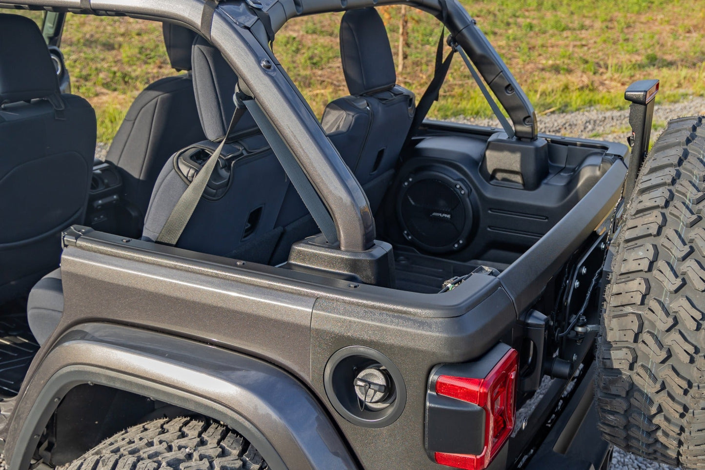 Rough Country TC73262 Trail Cladding | Tailgate Protector | Jeep Wrangler JL/Wrangler Unlimited (18-25)