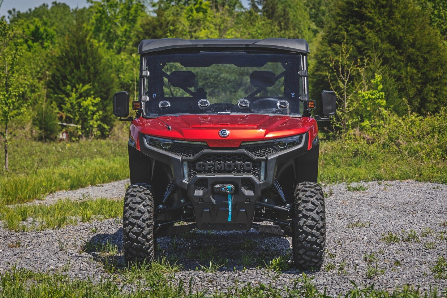 Rough Country 98252580 Vented Full Windshield | Scratch Resistant | CFMOTO UFORCE U10 Pro