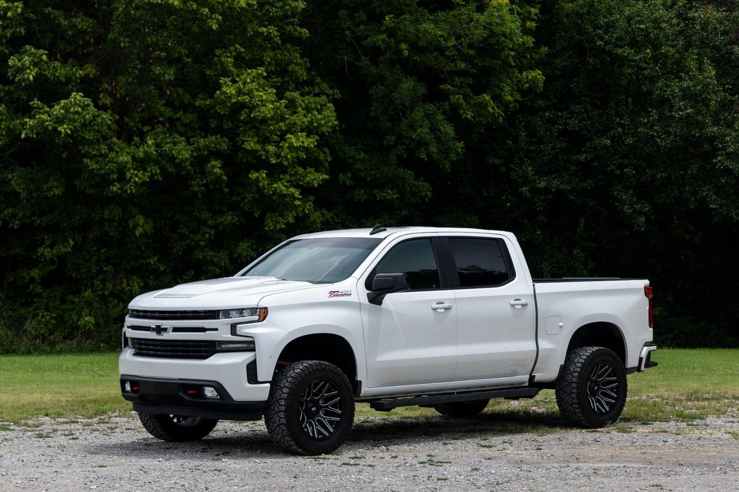 Rough Country HS10010-GAZ Hood Scoop | GAZ Summit White | Chevy Silverado 1500 2WD/4WD (2019-2026 & Classic)
