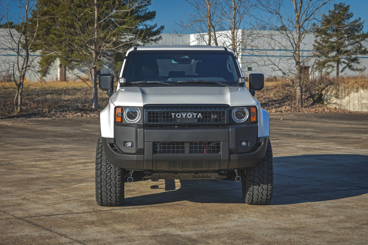 Rough Country 72117 LED Light Kit | Ditch Mount | Black Series Round | 3.5 Inch | Amber DRL | Toyota LandCruiser (2024)