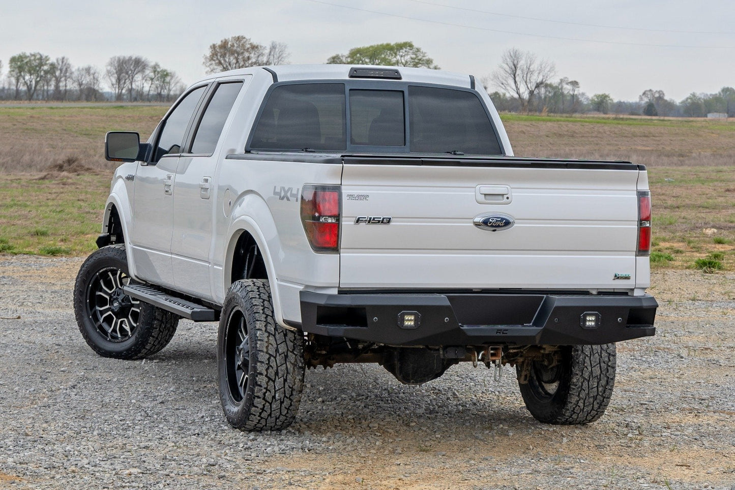 Rough Country 41012 BA2 Running Board | Side Step Bars | Ford F-150 2WD/4WD (2009-2014)