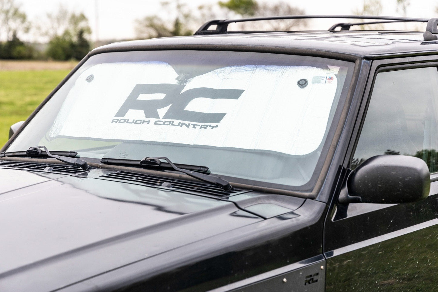 Rough Country 84103 Universal Jeep Reflective Sun Shade | Foldable