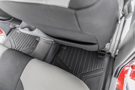 Rough Country M-75113 Floor Mats | Front and Rear | Double Cab | Toyota Tacoma 2WD/4WD (2005-2011)