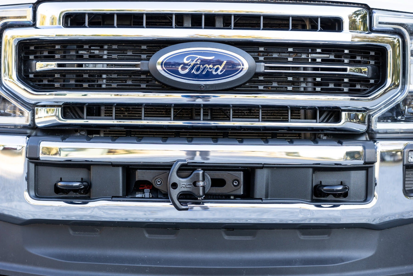 Rough Country 51119 Hidden Winch Mount | Ford F-250/F-350 Super Duty 2WD/4WD (2020-2022)