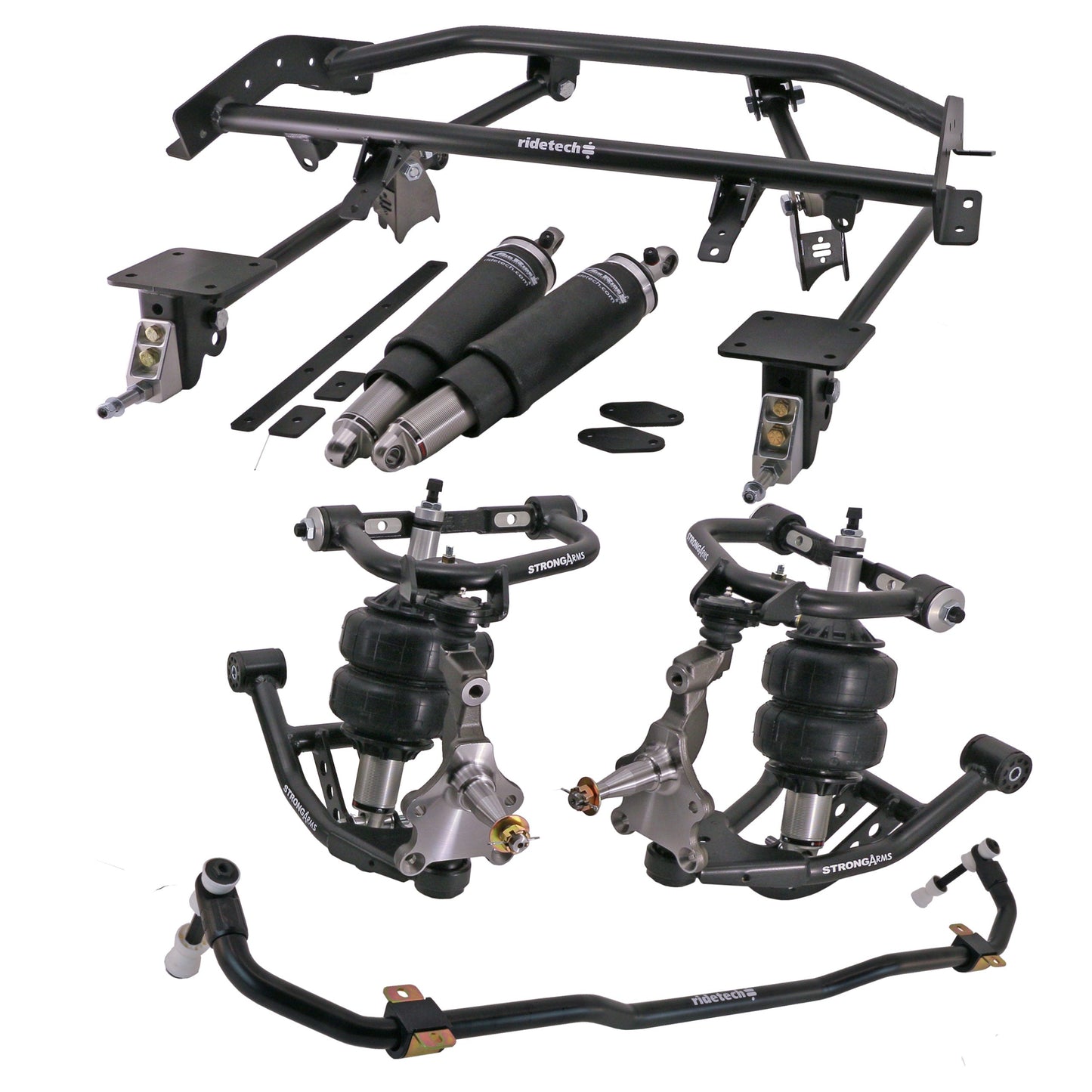 Ridetech 11160397 TQ Air Suspension System for 1967-1969 GM F-Body.