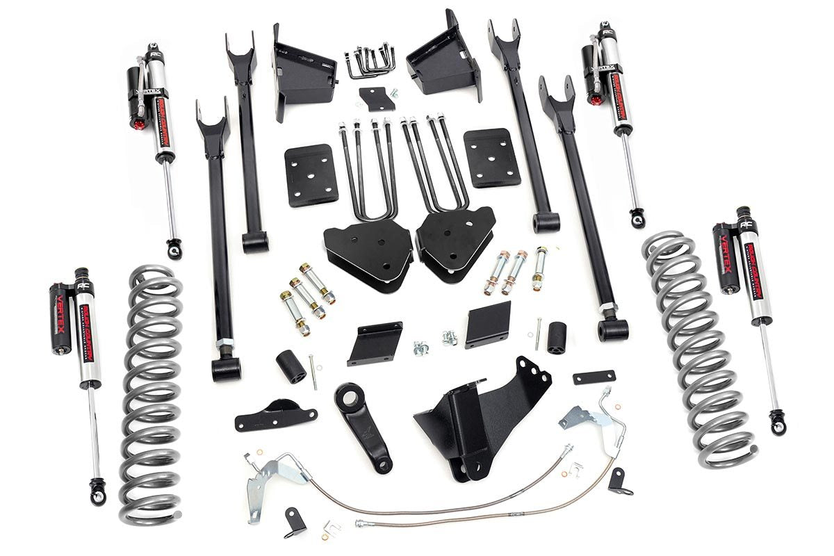 Rough Country 53250 6 Inch Lift Kit | 4-Link | No OVLD | Vertex | Ford F-250 Super Duty (11-14)