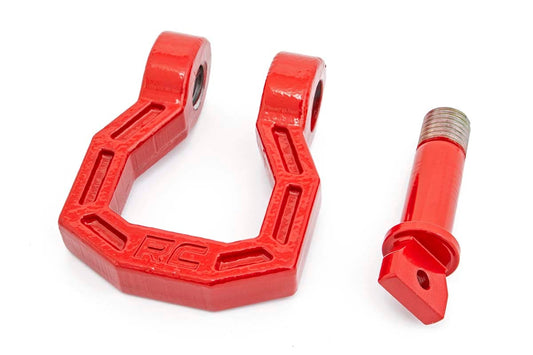 Rough Country RS119 D-Ring | Forged | Pair | Red