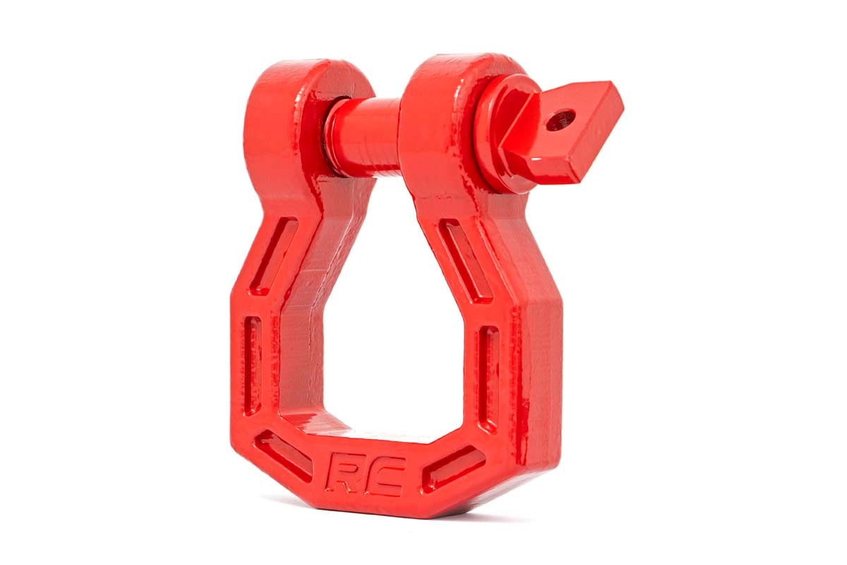 Rough Country RS119 D-Ring | Forged | Pair | Red