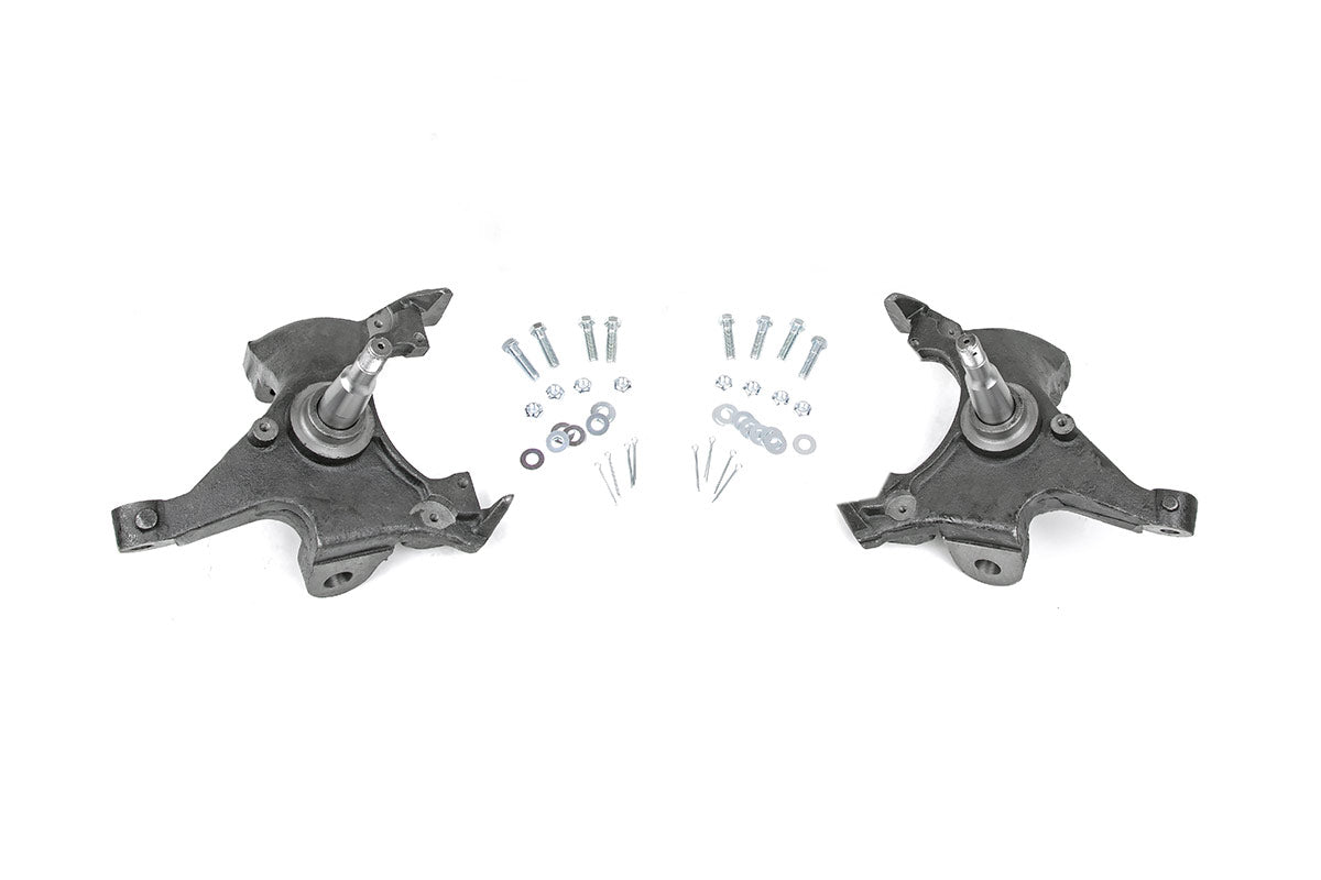 Rough Country 1725BOX1 2 Inch Lowering Spindles | Chevy C1500/K1500 Truck Extended Ca 2WD (88-99)