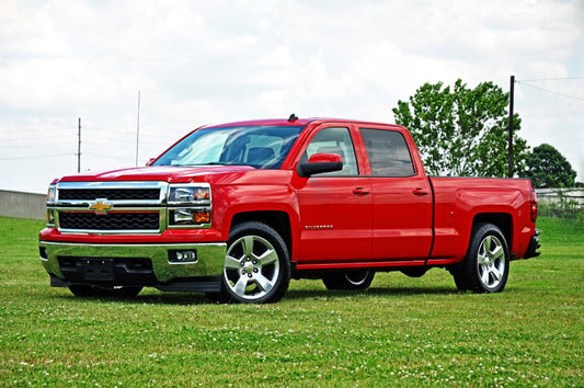 Rough Country 72330 Lowering Kit | Str Drop | 2"FR | 4"RR | Chevy/GMC 1500 (07-15)