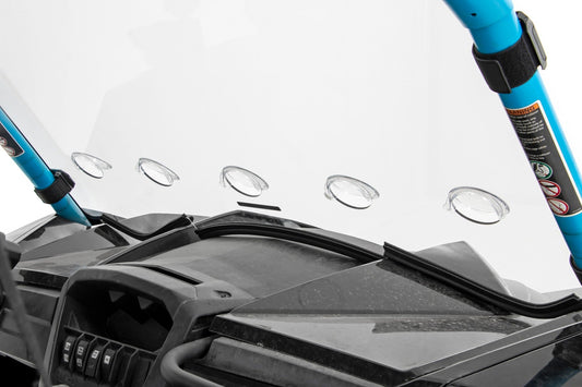 Rough Country 98231830 Vented Full Windshield | Scratch Resistant | Can-Am Maverick 1000R X