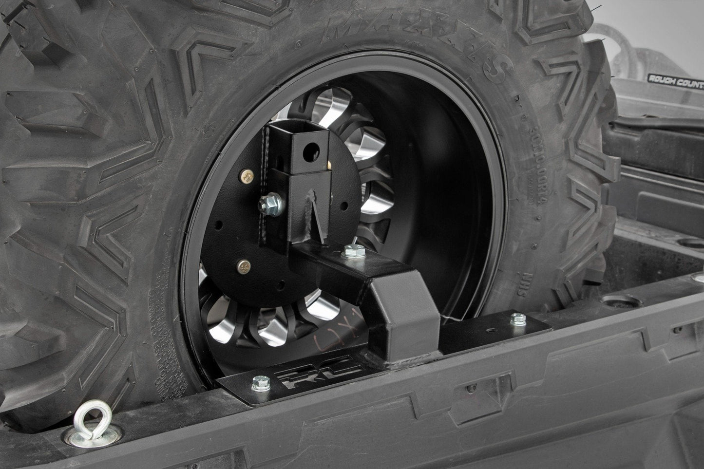 Rough Country 93089 Spare Tire Carrier | Bed Side Mount | Multiple Makes & Models (Can-Am/Polaris)