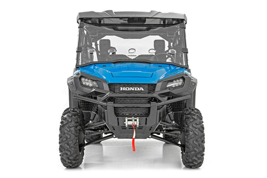 Rough Country 98262020 Vented Full Windshield | Scratch Resistant | Honda Pioneer 1000