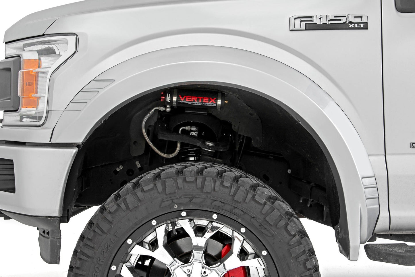 Rough Country F-F315110-UH Fender Flares | SF1 | UH Tuxedo Black Metallic | Ford F-150 2WD/4WD (15-17)