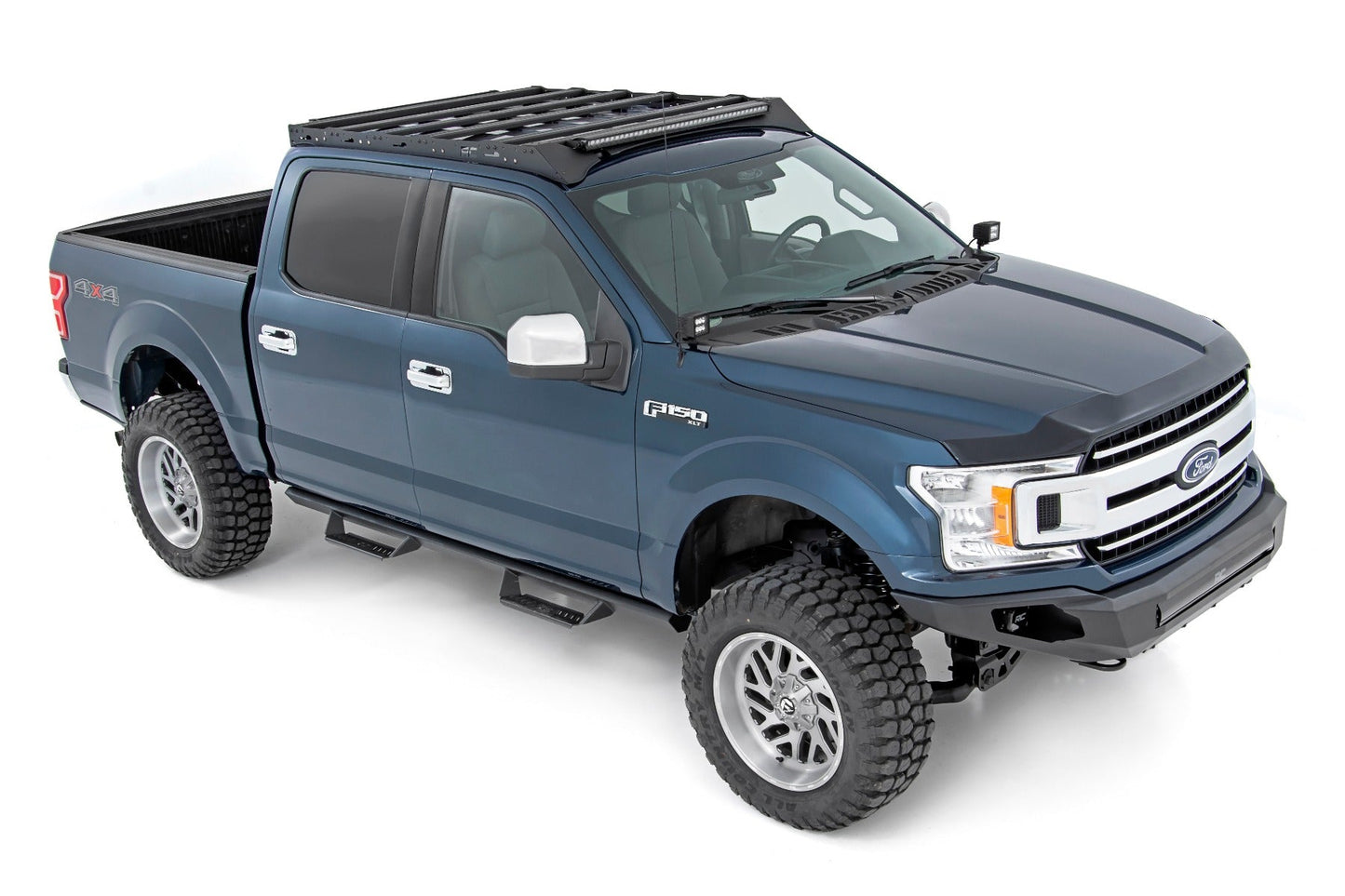Rough Country 71033 LED Light | Ditch Mount | 2" Chrome Pair | Wide Angle | Ford F-150 (15-24)
