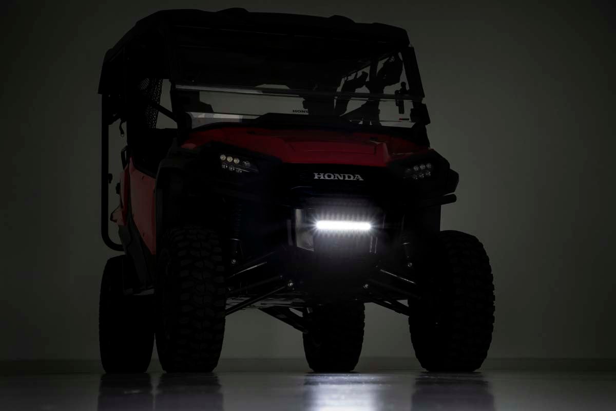 Rough Country 92001 LED Light Kit | Bumper Mount | 10" Black Slimline | Honda Pioneer 1000