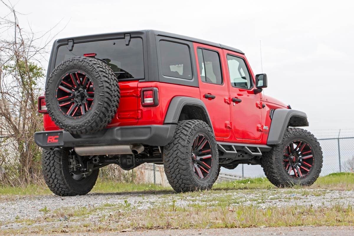 Rough Country 90769A Contoured Drop Steps | 4 Door | Jeep Wrangler JL (21-25)/Wrangler Unlimited (18-25)