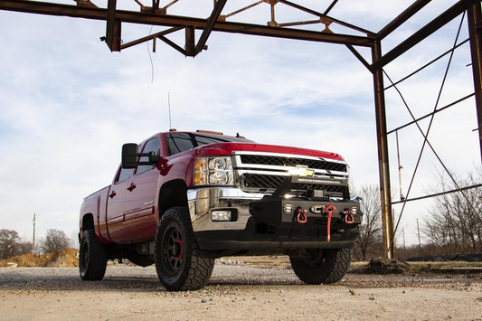 Rough Country 10764 EXO Winch Mount Kit | Chevy Silverado 2500 HD/3500 HD 2WD/4WD (2011-2019)