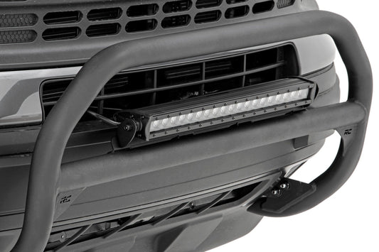 Rough Country 51043 Nudge Bar | 20 Inch Chrome Single Row LED | Ford Bronco Sport 4WD (2021-2025)