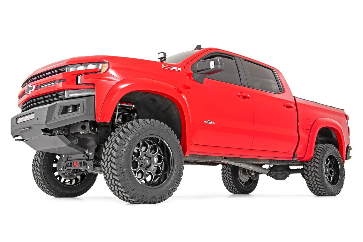 Rough Country 96200912 Rough Country 96 Series Wheel | One-Piece | Gloss Black | 20x9 | 6x5.5 | -12mm
