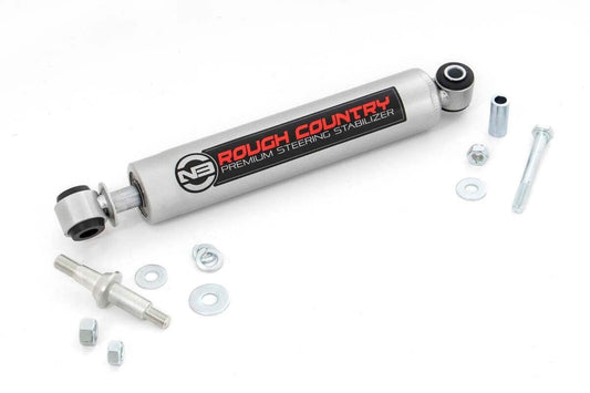 Rough Country 8731730 N3 Steering Stabilizer | Multiple Makes & Models (Chevy/GMC/Jeep)