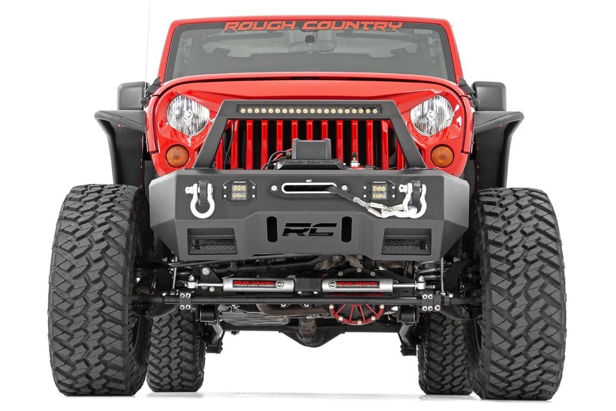 Rough Country 10533 Fender Flare | Steel | FR & RR | Jeep Wrangler JK/Wrangler Unlimited (07-18)