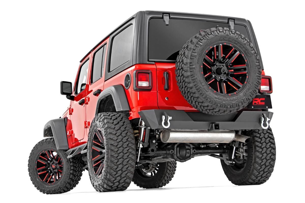 Rough Country 699007 Vertex 2.5 Adjustable Rear Shocks | 3.5-4.5" | Jeep Wrangler JL (18-25)/Wrangler Unlimited (18-25)