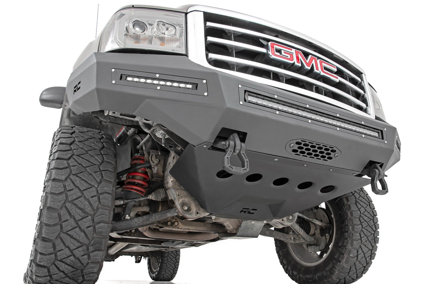 Rough Country 10913 Front Bumper | Fabricated | Prerunner | LED | GMC Sierra 1500 2WD/4WD (07-13)